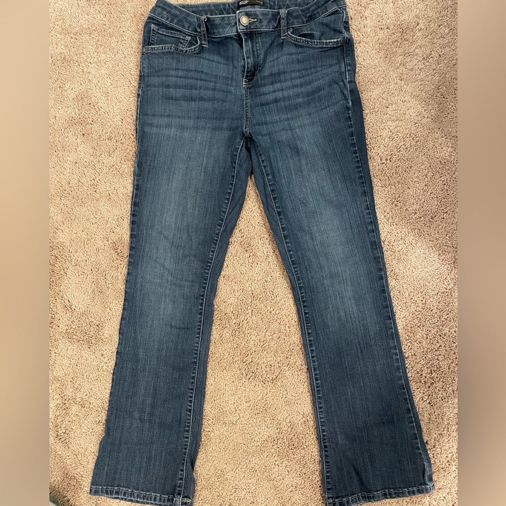 Simply Vera Wang Womens Bootcut Jeans Size 14
